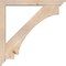 Ekena Millwork Imperial Traditional Smooth Bracket w/ Offset Brace, Douglas Fir, 5 1/2"W x 44"D x 44"H BKT0604X44X44IMP01SDF - alternate 2